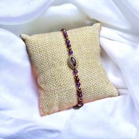 bracelet femme pierre naturelle, bracelet amethyste, bracelet de protection, bracelet larimar, bracelet violet, bracelet pierres fines etsy, bracelet femme violet